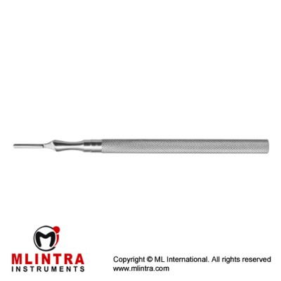 Kaye Scalpel Handle No. 3 Solid, Round Stainless Steel, 15 cm - 6" Kaye Scalpel Handle No. 3 Solid, Round Stainless Steel, 15 cm - 6"